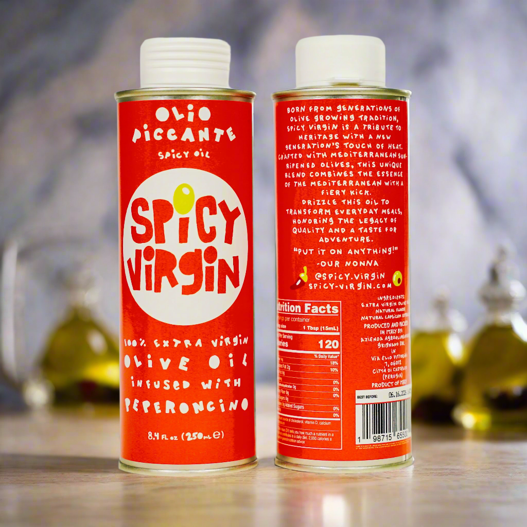 Spicy Virgin Bottle Back and Front